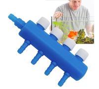 Genérico Control De Flujo De Aire Acuario - Bomba De Interruptor De 1.2 Pulgadas Regulador, Válvulas De Control De Ramificación De Flujo De Aire Múltiple para Tanques De Pescado, Tanque De Pescado D