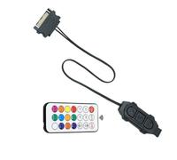 Genérico Controlador de iluminación ARGB de Mano Múltiples Efectos de Color Conmutación Manual pequeña Accesorio de computadora de 5 V y 3 Pines Controlador ARGB pequeño Botón Manual