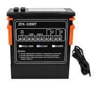 Genérico Controlador de Temperatura de Montaje en Panel con, AC110V | Pantalla digital de temperatura, botones pulsadores montados en la parte y clips de retención laterales,