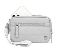 Genérico Convely Wristlet Wallets, Convely Essential Wristlet, Convely Essential Wallet, Nylon Wristlet Purses for Women (Gray)