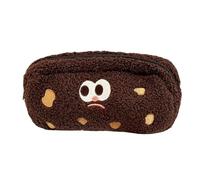 Genérico Cookie Pencil Bag, Cute Soft Cookie Pencil Pouch for Students, Large Capacity School Pen Purse, Stylish Stationery Organizer Ideal for Pens, Pencils, Markers and Small Notebook