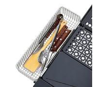 Genérico Cooking Utensil Holder | Stainless Steel Quick Drying Portable - Camping Cutlery Organizer Basket - for Fork Spoon Spatula Home Kitchen Outdoor Hiking Backpacking BBQ Beach