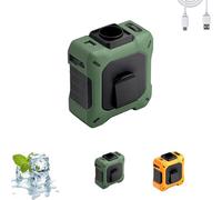 Genérico Coolbelts Pro - Wearable Waist Fan & Power Bank With Desktop Stand, Neck Hanging USB Large Capacity Roller 100-Speed Adjustable Violent Turbo Fan (1Pcs*Green)