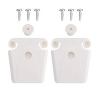 Genérico Cooler Latch Post Replacement, Cooler Hinges, Parts with 6 Screws, Hardware Leak-Proof Precise High Strength For Boat RV Repair Maintenance
