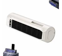Genérico Cooling Ace Portable Fan with Phone Holder,Adjustable Silent fan,3 Speed,Handheld Turbo fans,USB Rechargeable Fans for Bedroom,Living Room,Kitchen,Office,Home(Beige)