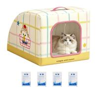 Genérico Cooling Cat House Insulated Portable Pet Shelter with Carry Handle