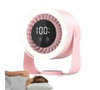 Genérico Cooling Desk Fan, Quiet USB Air Circulator, 10-Speed Setting, Rechargeable Battery, Silent Motor, Space Saving, Easy, Portable Use, Perfect for Apartment, RV, Workplace, 7.48x4.13x6.5 inches