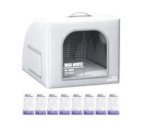 Genérico Cooling Dog House For Outside - Foldable Weatherproof Insulated Cave, with 8 Reusable Ice Packs Dog House Indoor | For Indoor Outdoor Kitten Puppy Sleeping Rest