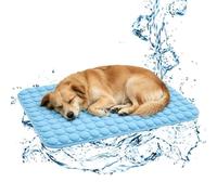 Genérico Cooling Dog Mat - Breathable Foldable Ice Rug for Pets Comfort Resting | Washable Soft Fabric with Extra Large Coolings, Pet Cooling Pad for Crate Sofa Floor Home Travel Use