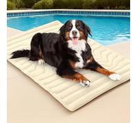 Genérico Cooling Mat, 2025 New Dog Cooling Pad for Dogs Cats, Non-Slip, Instant Cool, Machine Washable for All Breeds & Sizes (Beige,X-Large)
