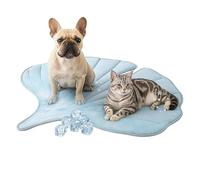 Genérico Cooling Mat for Dogs, Breathable Pet Pad, Washable Non-Slip Blanket, Plant-Shaped Design, for Indoor Use, Medium Large Small Dogs, Kittens, All Breeds, Summer Comfort
