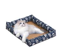Genérico Cooling Mat, Non-Slip Cooling Dog Bed, 11.81x15.75 Inches, Cat Furniture Portable Compact Versatile Ideal for Sofas Chairs Car Patio Backyard Living Room Bedroom