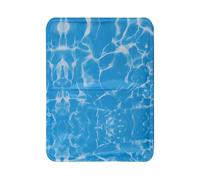 Generico Cooling Mat on Dogs Portable Pad, Lightweight Pet Cool for Summer Heat Relief, Indoor Outdoor Cat Bed Accessory, Ideal for Small Pets, Bedroom, House, Patio, Blue Color