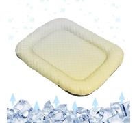 Genérico Cooling Mat, Pet Sleeping Ice Silk Pad, Heat Disipation Supplies for Room 15.7x11.8x2.4in, Home, Balcony, Kennels, Resto & Napping, Solución de refrigeración Versatile, Floor and Cage Ready
