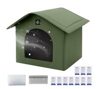 Genérico Cooling Outdoor Cat House - 32x32x25cm Animal Shelter | Insulated Cool Shelter Kennel House with 1 * Absorbent Bag and 10 * Ice Packs For Cats Dogs Indoor Pets Breathable