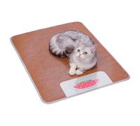 Genérico Cooling Pad Dog, Cool Pet Pad, 15.75x11.81x0.39in Portable Wear Resistant Rattan Mat, Pets Supplies for Bed, Sofa, Indoor and Outdoor Use, Cage, Kennel, Car, Dogs & Cats
