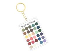 Genérico Coordination Guide: As a coordination guide, this seasons analysis keychain applies the seasonal warm and cool tone system for quick selection. Match your skin undertone while
