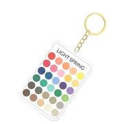 Genérico Coordination Guide: As a coordination guide, this seasons analysis keychain applies the seasonal warm and cool tone system for quick selection. Match your skin undertone while