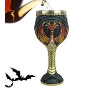 Genérico Copa de vino de dragón medieval,Copa de dragón medieval | de vino de de llama | Taza de de para fiesta, taza de cerveza gótica de acero inoxidable no