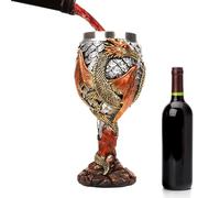 Genérico Copa medieval - Pro | Cáliz de dragón - Copa medieval de acero inoxidable Cáliz de vino de dragones Taza medeval creativa y segura para consumo diario y decoración de | 2026
