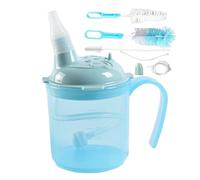 Genérico Copa Sippy Adult - Copas de disfagia | Disfagia regula la taza de beber: botella de paja a prueba de derrames para evitar que se asfixie a las mujeres de ancianos con discapacidad anciana.