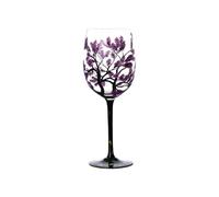 Generico Copas de vino coloridas: copa con tallo de lujo pintada a mano, decoración del hogar de temporada digna de | Elegante set de regalo para , bodas, cumpleaños, etc