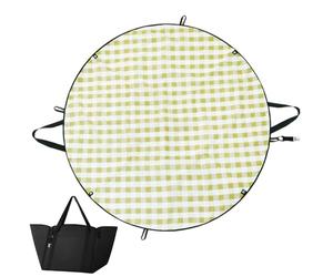 Genérico Coperta Da Picnic,Tappeto Impermeabile per 2-4 Persone,Tappeto Da Allestimento Outdoor In Borsa Tote - per Giardino, Prato, Campeggio, Spiaggia, Stadio, Soggiorno