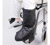 Genérico Coperta per sedia a rotelle, antivento, impermeabile, invernale, calda, calzino per Gesso, foderato in Peluche, copri-Gesso, calze, protezione per Dita dei piedi rotte, calzini TER