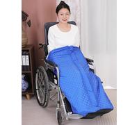 Genérico Coperta per sedia a rotelle leggera con cerniera, foderata in Pile, calda e accogliente, per gambe e Parte inferiore del Corpo Degli adulti, adatta per sedia a rotelle manuale ed e