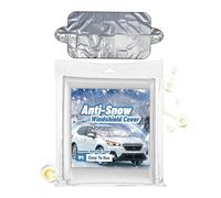 Genérico Copertura per Parabrezza Auto - Mostrato Antipolvere Rinforzata Auto - Parasole per Parabrezza - Protezione Tutte Stagioni Da Ghiaccio Sole Pioggia Freddo per Berlina SUV Inverno Estate