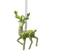 Genérico Copo De Nieve - PC | Copo Acrílico Verde Escarchado | Colgante 3D Ligero con Brillo Verde para Árbol De Navidad, Manualidades Y Decoración Hogar
