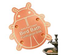 Genérico Copper Bird Bath Disc,Safe Animal Shaped Universal Purification - Bird Bath Purification Disk | for Garden Yard Patio Balcony Lawn Grassland