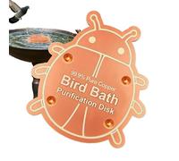 Genérico Copper Disc For Bird Bath | -Free Water Cleaner Accessory- Universal Safe All-Season Copper | Bird Bath Cleaning Disk | For Garden Yard Patio Balcony Lawn Grassland