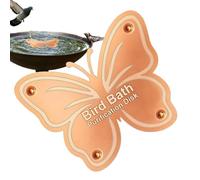 Genérico Copper Disc for Bird Bath - Natural Water Ionizer Plate for Garden Fountain | Solid Metal Anti Algae Disc for Outdoor Pond Cleaner and Decorative Water Feature Use