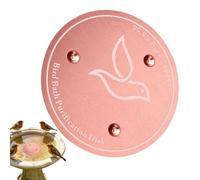Genérico Copper Disk for Bird Bath,Birdbath Accessories Keep Water Clean | Bird Bath Cleaner Copper | for Outdoor Backyard Garden Patio Porch