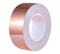 Genérico Copper Foil Tape, Blocking Guitar Shielding Tape with Conductive Adhesive for Electrical Repair, Soldering, Grounding, Home Studio, Stage Performance, Crafts