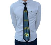 Genérico Corbata iluminada, Corbata navideña iluminada - que intensamente con luz navideña LED,Corbatas novedosas controladas por voz para cumpleaños, vacaciones, amigos, familiares o socios co