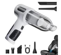 Genérico Cordless Car Vacuum - Compact Abs Cleaning Device | 23.3x16.5x7.3cm 540g Portable 60w Vacuum with 2000mah Battery USB Charging for Drivers Home Sofa Bed Couch Carpet Truck Sedan