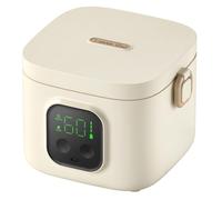 Genérico Cordless Electric Lunch Box,Rechargeable Portable Self-Heating Food Warmer,Stainless Steel, 8h Heat Retention,20-80min Rapid Heating,for Work Office Car Travel Picnic(500ml)