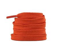 Genérico Cordones planos clásicos for zapatillas deportivas informales, blancos y negros, accesorios for cordones de equilibrio(Orange,120cm)