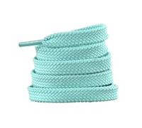 Genérico Cordones planos clásicos for zapatillas deportivas informales, blancos y negros, accesorios for cordones de equilibrio(Light blue,140cm)