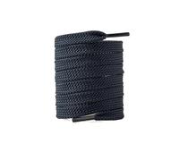 Genérico Cordones planos clásicos for zapatillas deportivas informales, blancos y negros, accesorios for cordones de equilibrio(Navy blue,140cm)