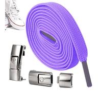Genérico Cordones Sin Atar Para Zapatillas Deportivas | Elásticos Hombre Mujer - Cordones Multiusos Con Hebillas Metálicas Para Niños, Adultos Y Adultos Mayores