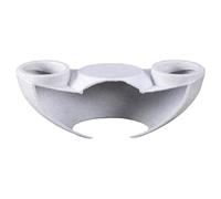 Genérico Corner Aquarium Cave, Betta Fish Cave, Fish Tank Ornament, Versatile Aquarium Tunnel, Decorative Fishes Tank Accessories, Tunnel Ornament for Decoration, 2.17 Inches