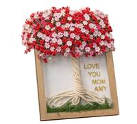 Genérico Cornice per Foto di Famiglia - 1,97 pollici in Legno per Festa della Mamma | Cornice da Tavolo per Condoglianze,per Lei, Studio, Camera, Ufficio, Corridoio, Ingresso, Compleanno