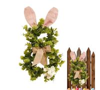 Generico Corona de Pascua con Conejo 50 cm - Guirnalda Decorativa para Puerta casa, Interior, Exterior, Porche, Pared y Ventana. Tu Primavera