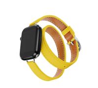 Generico Correa 49 mm 45 mm 42 mm 44 mm 41 mm 38 mm 40 mm Serie de correas de piel Double Tour, 38mm-40mm-41mm, Acetato, No es una piedra preciosa