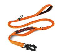 Genérico Correa Ajustable for Mascotas, Compatible con Perros Grandes, amortiguación elástica, táctica, Resistente y Reflectante(Orange)