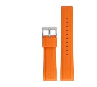 Genérico Correa compatible con Swatch X Blancpain Five Ocean Series Diving Waterproof Sport Silicona compatible Fifty Fathoms Watch Band Pulsera 22mm(Orange)