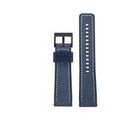 Genérico Correa de goma suave impermeable 22mm 24mm, Compatible Con serie Breitling Avenger Blackbird Professional Endurance Super Ocean, correa repuesto(Blue White Black,Width 22mm)
